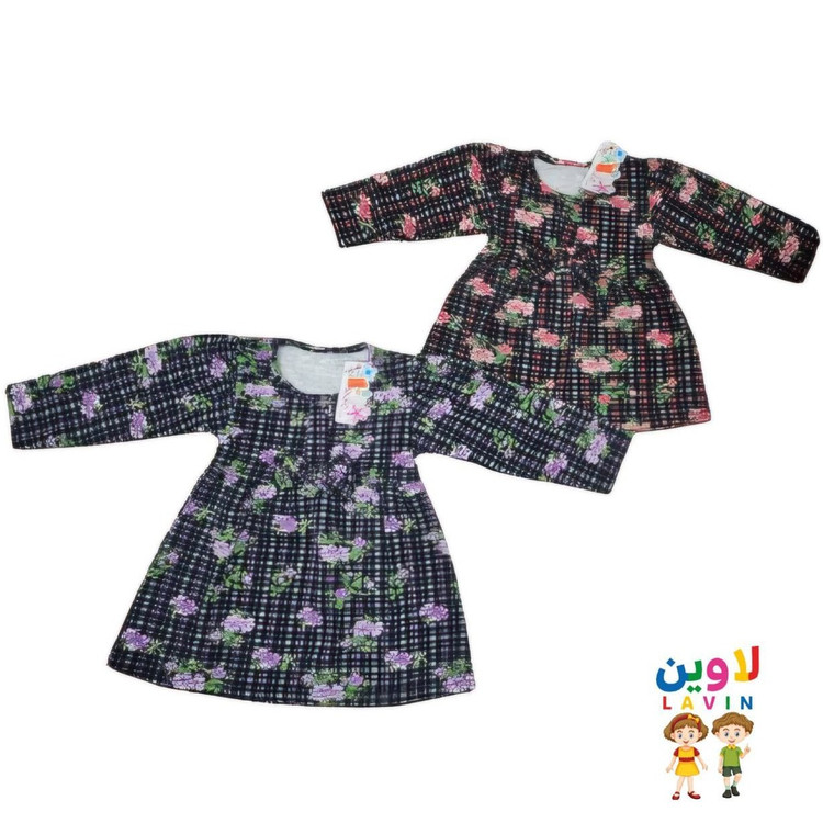 پیراهن دخترانه طرح گلدار