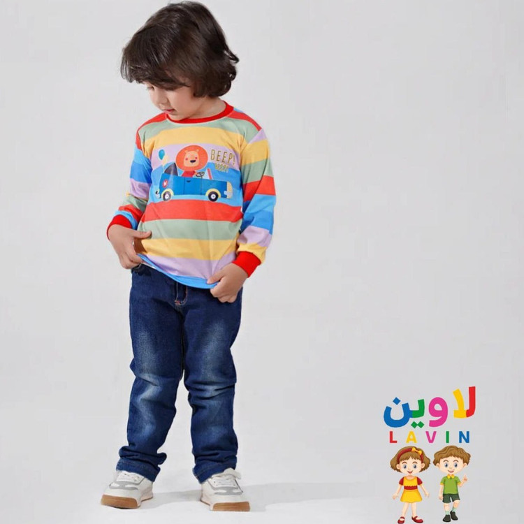 بلوز اسپرت فانتزی پسرانه و دخترانه در ۳ مدل از سایز ۳۵ تا ۵۰ ، جنس پنبه یکرو
